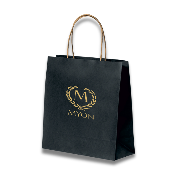 MYON Papiertasche Schwarz