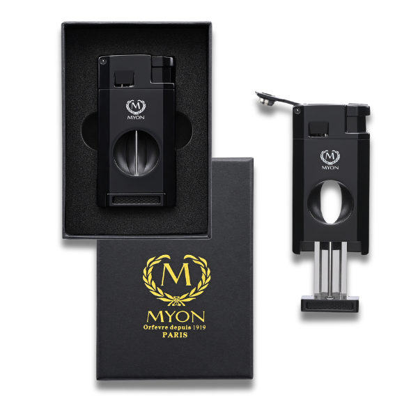 MYON Jetflame Feuerzeug Schwarz