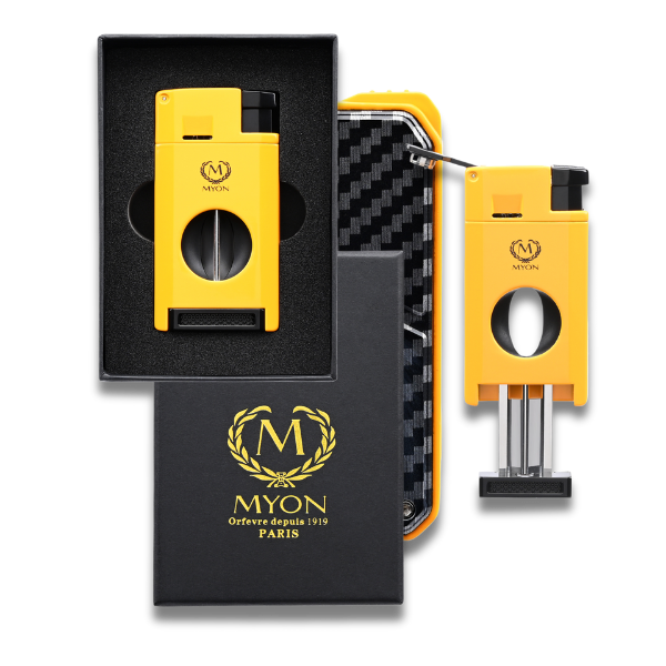 MYON Jetflame Feuerzeug Gelb
