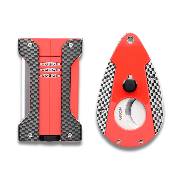 MYON Set Jet Feuerzeug und Cutter Rot