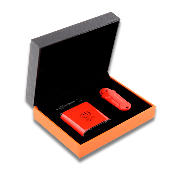 MYON 2-Jet Cigar Lighter Racing Edition Rot