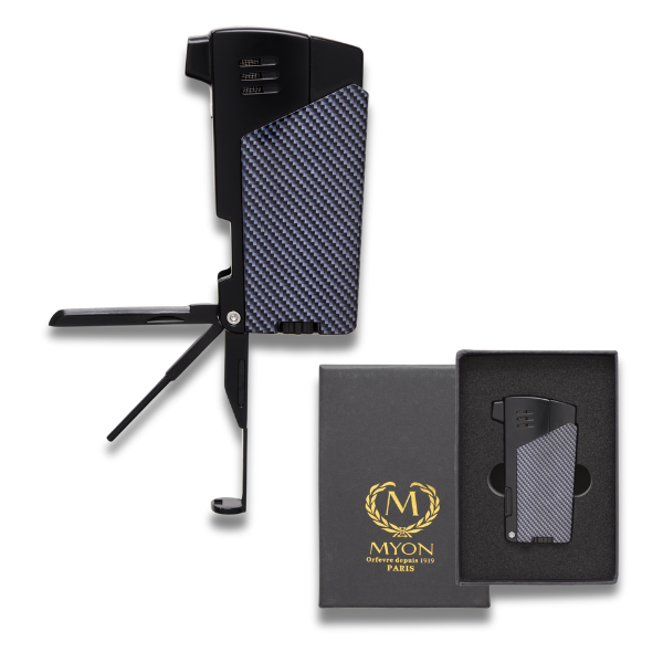 MYON Pipe Lighter Schwarz – Eleganz für den Pfeifengenuss