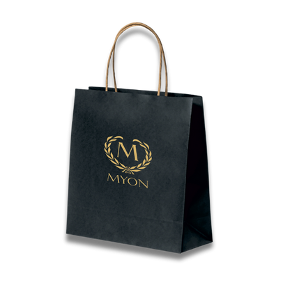 MYON Papiertasche Schwarz