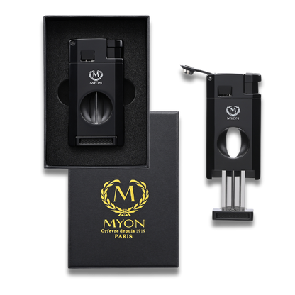 MYON Jetflame Feuerzeug Schwarz