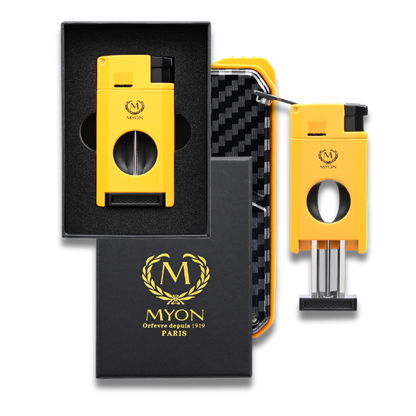 MYON Jetflame Feuerzeug Gelb