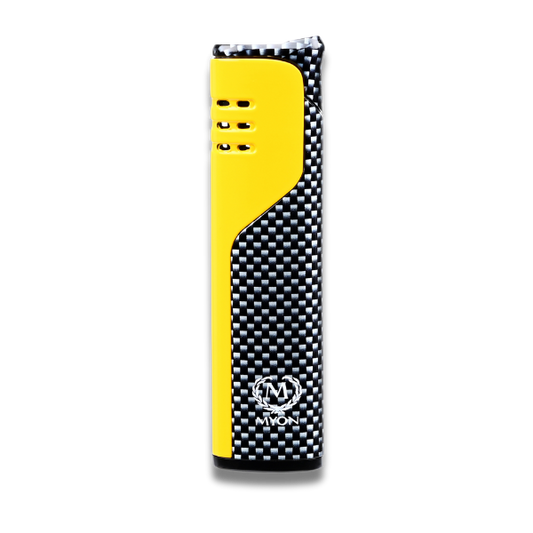 MYON Jet Feuerzeug Carbon / Gelb