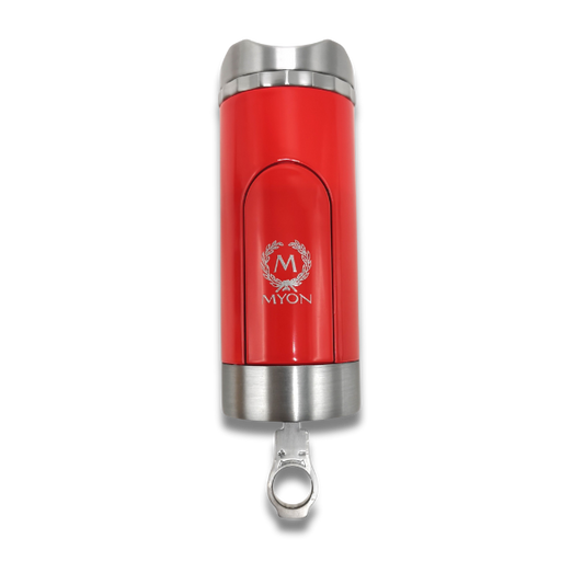 MYON 3-Jet Feuerzeug Bandol Rot