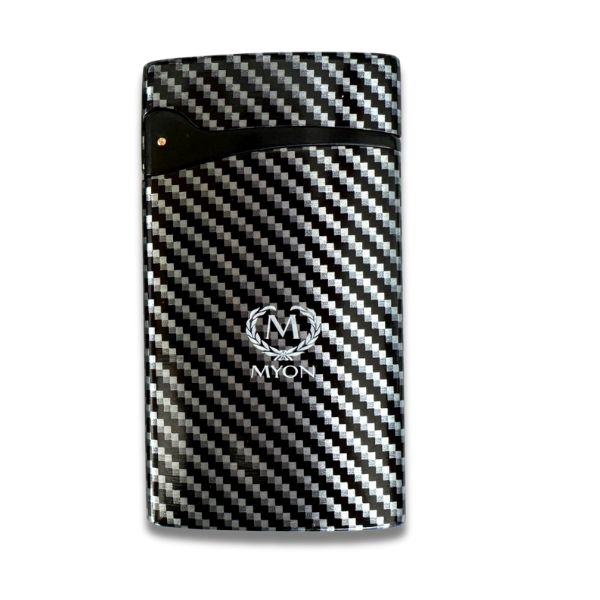MYON 1-Jet Feuerzeug Bagard Super Flat Schwarz