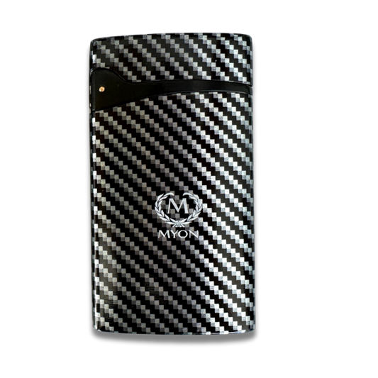 MYON 1-Jet Feuerzeug Bagard Super Flat Schwarz