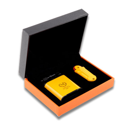 MYON 2-Jet Cigar Lighter Racing Edition Gelb