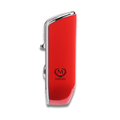 MYON 3-Jet Feuerzeug Rot