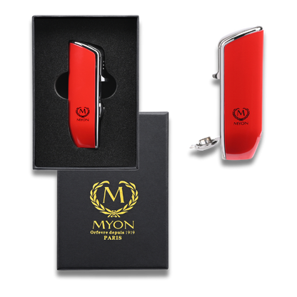 MYON 3-Jet Feuerzeug Rot