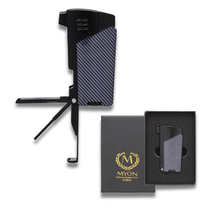 MYON Pipe Lighter Schwarz – Eleganz für den Pfeifengenuss